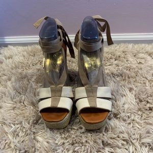 Michael Kors wrap tie wedges